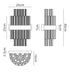 Kade Wall Light Brass - Amber Glass